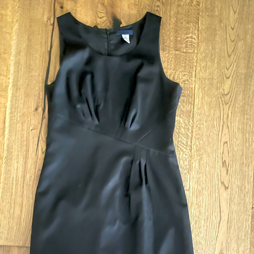Mid length black business dress